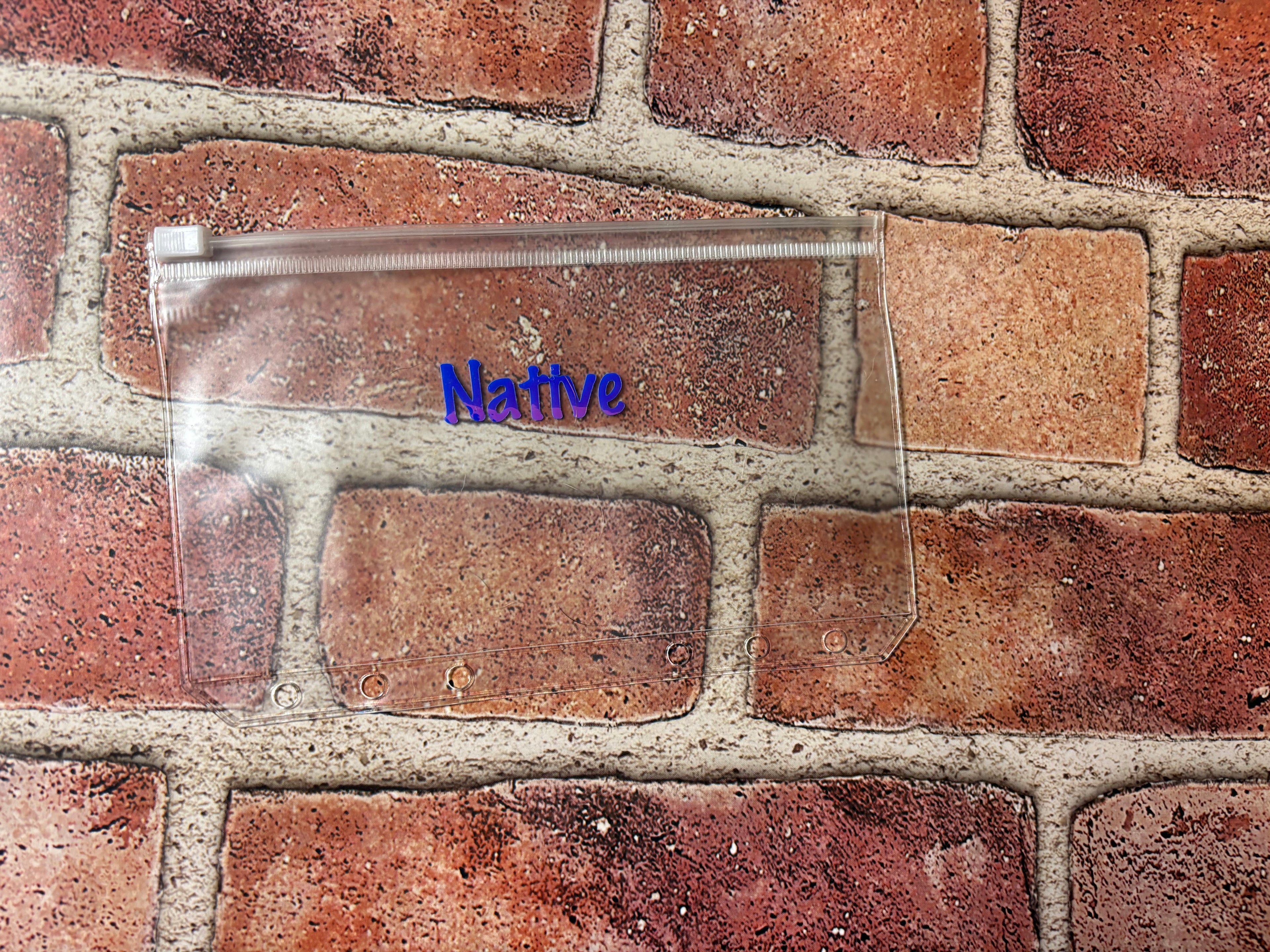 A6 Vinyl Cash Envelope Native Halo