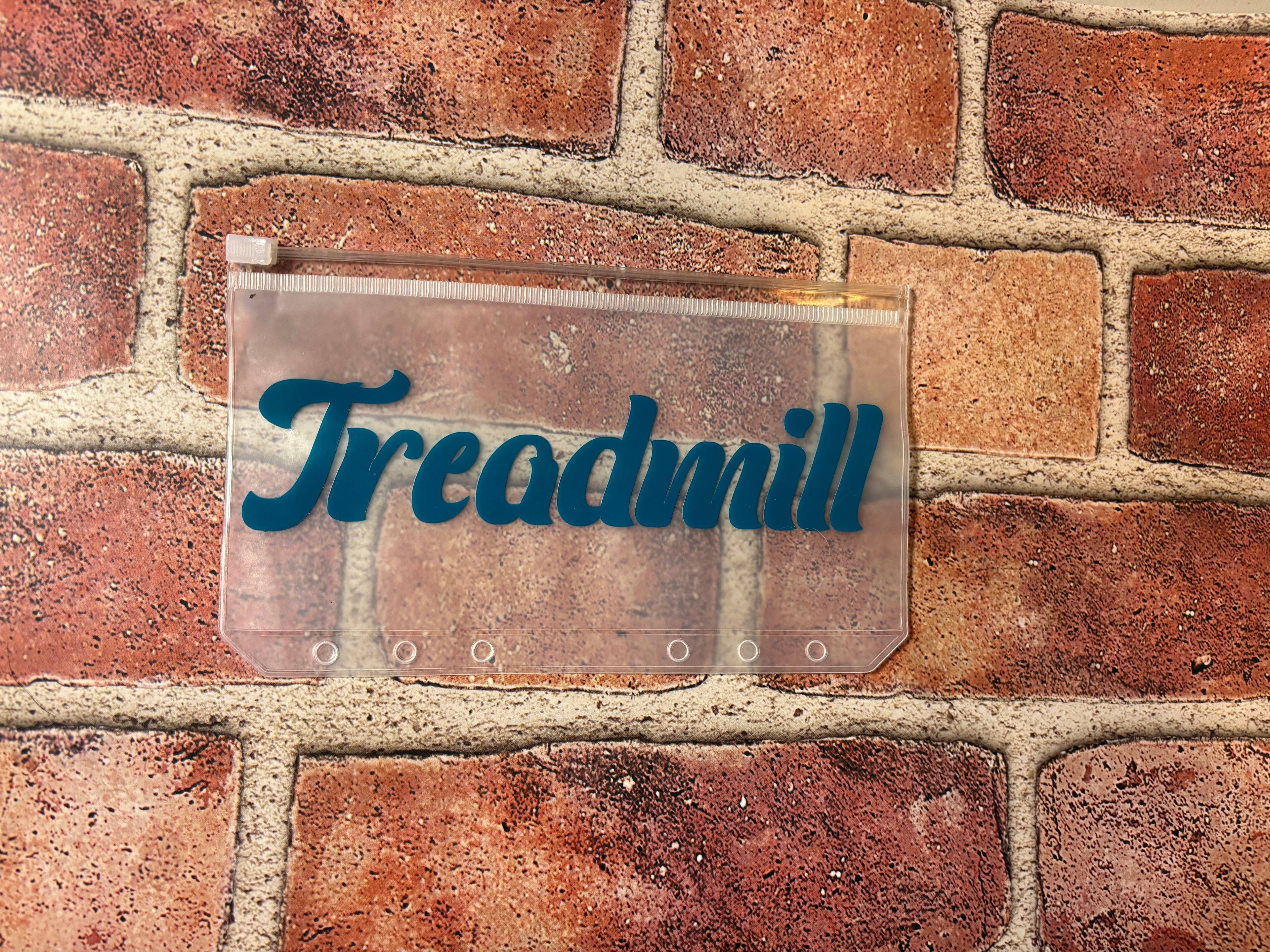 A6 Vinyl Cash Envelope Treadmill