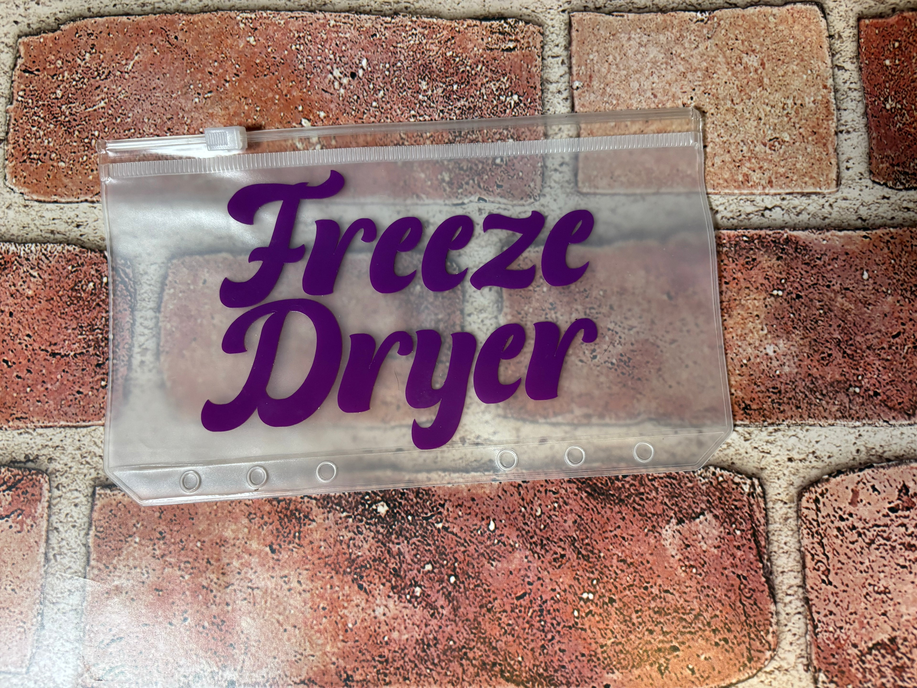 A6 Vinyl Cash Envelope Freeze Dryer