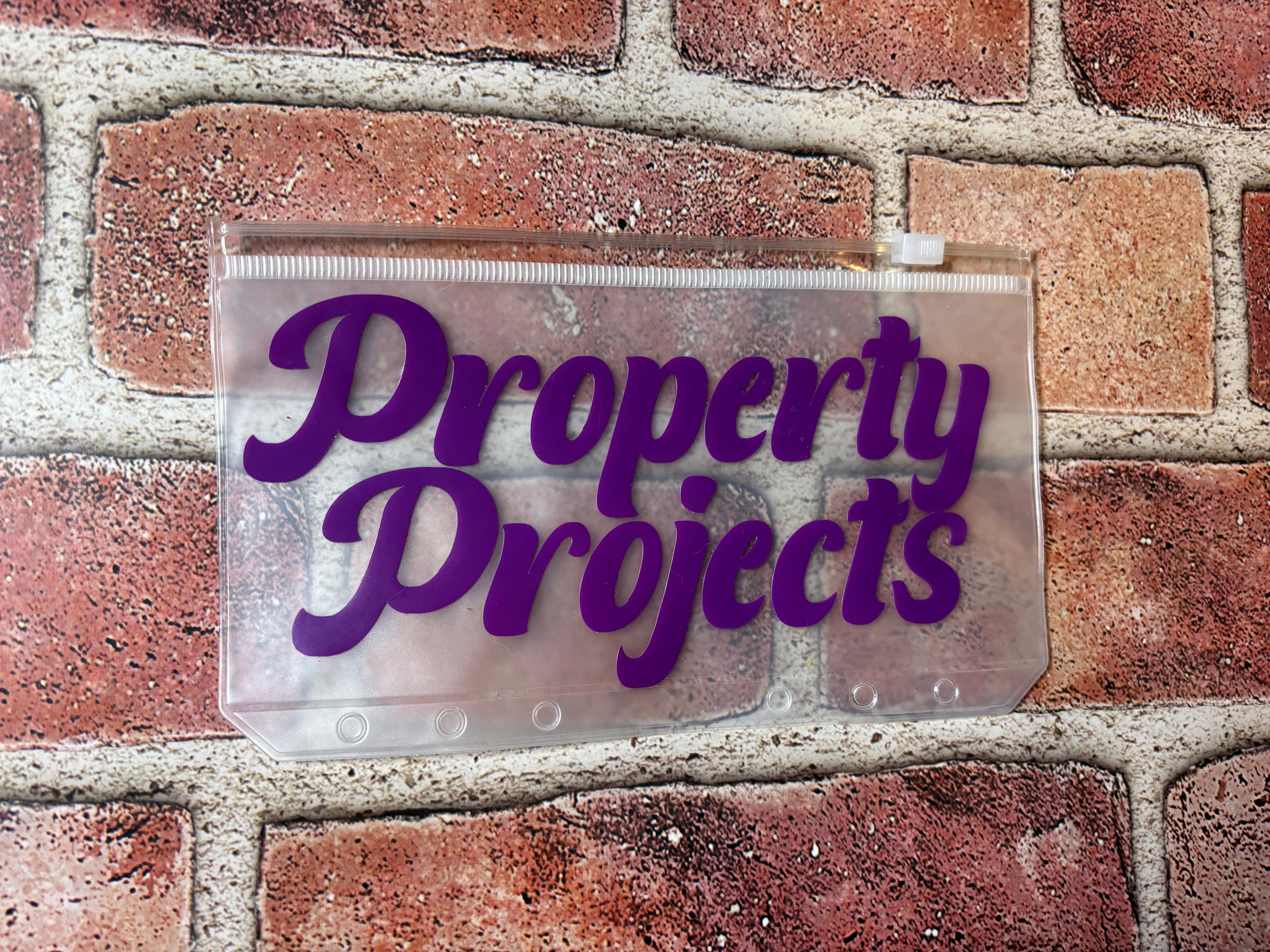 A6 Vinyl Cash Envelope Property Projects