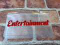 A6 Vinyl Cash Envelope Property Entertainment (red)