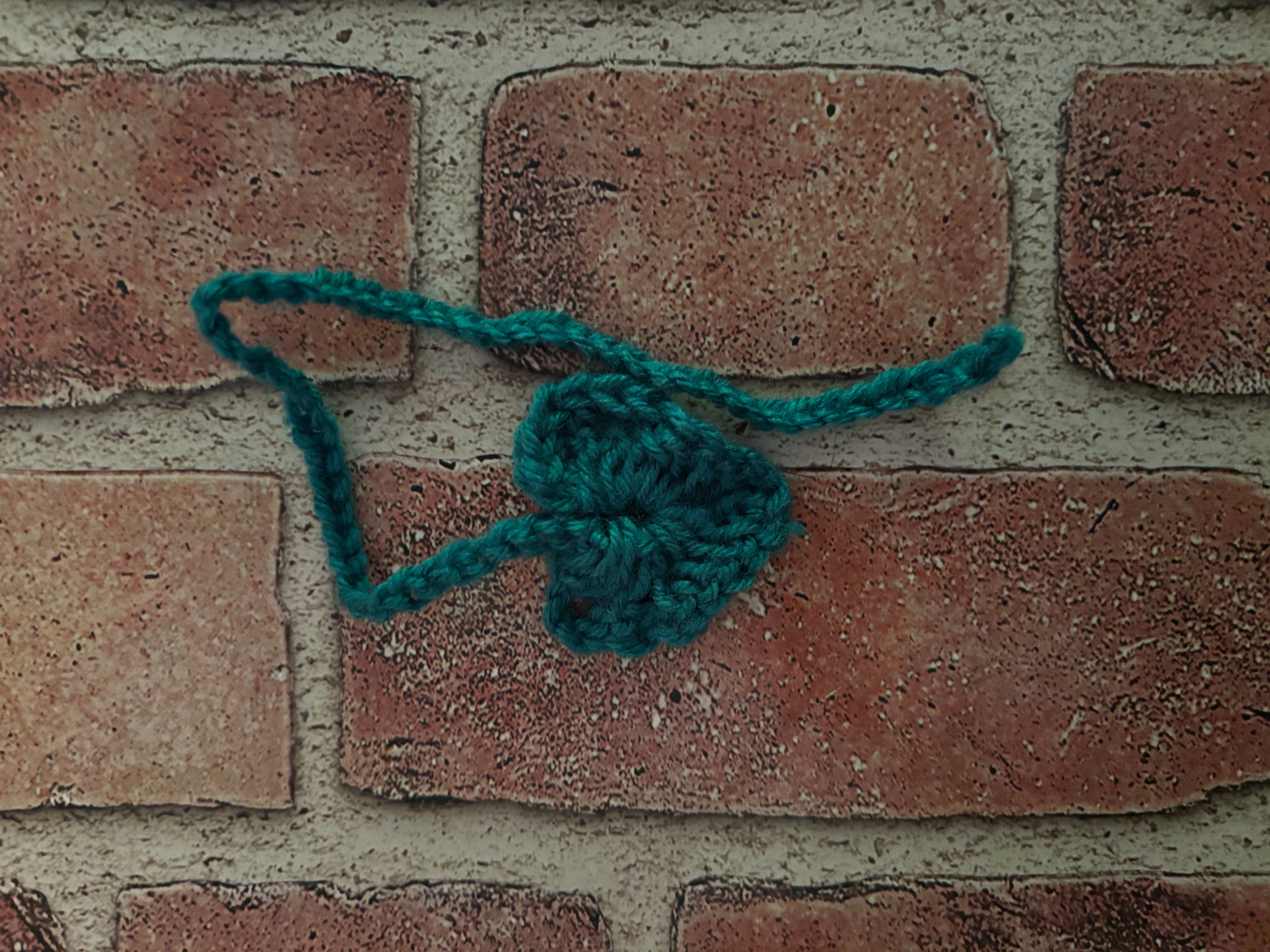 Crocheted Bookmark Heart